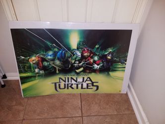 Ninja Turtles poster board picture