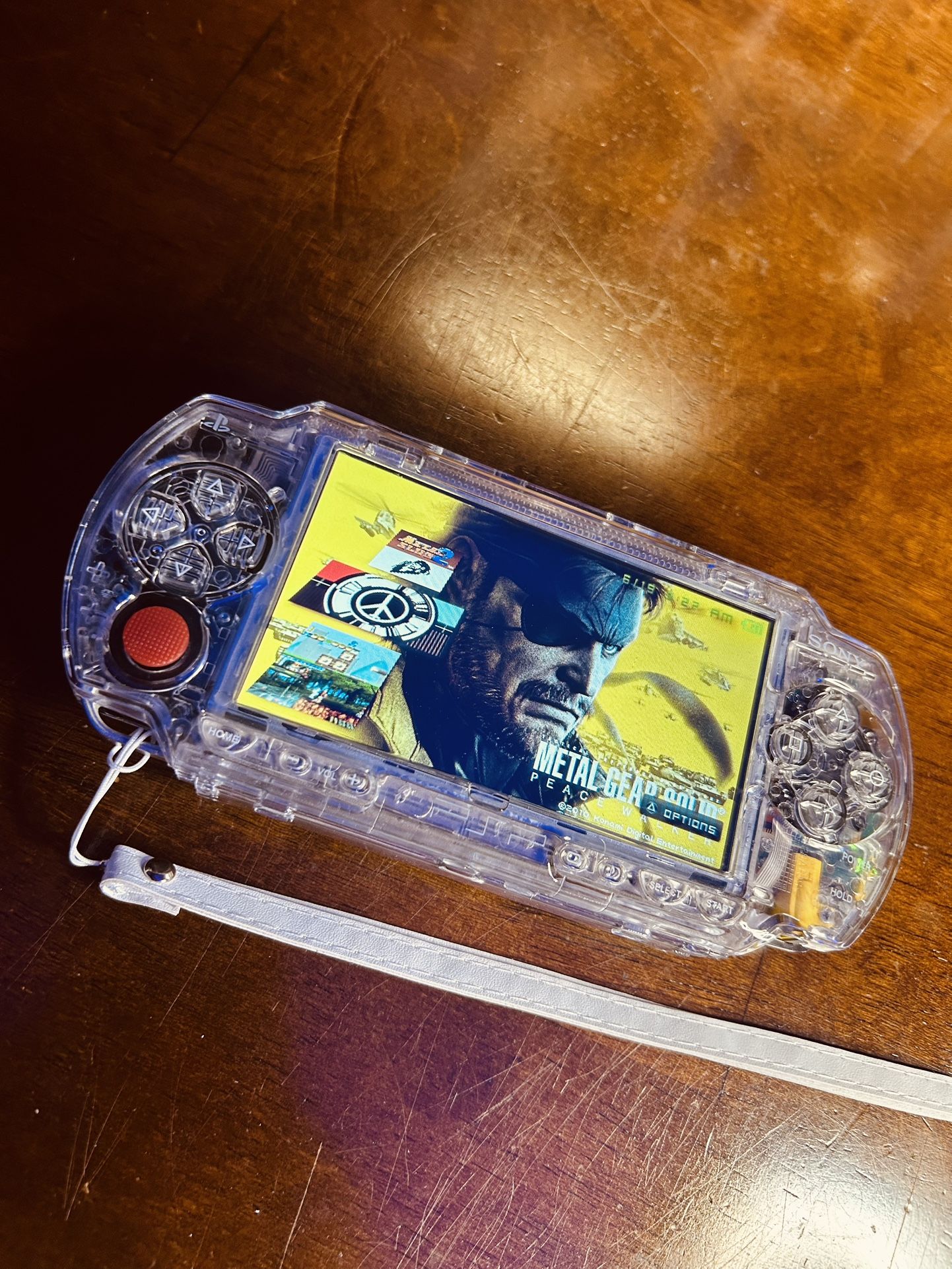 SICK PSP 1000 with USB-C, MASSIVE 4000mah BATTERY MOD, NEW SHELL, 128microSD card