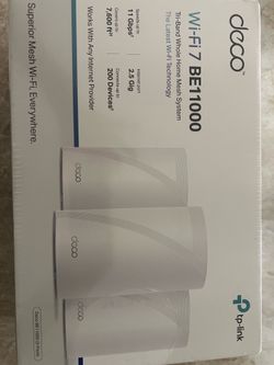 Tplink mesh router set WiFi 7 brand new