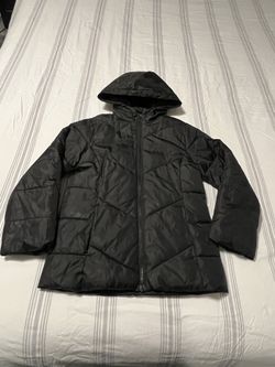 Girls Swiss Tech Girls Heavyweight Faux Fur Lined Long Puffer Jacket - Black