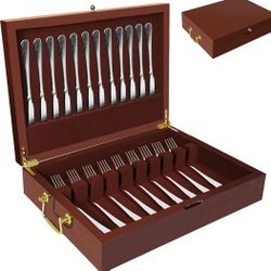 Cutlery set gold colour