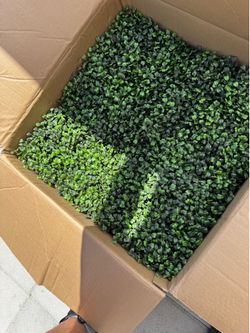 20 in. x 20 in. Artificial Greenery  Wall Panels