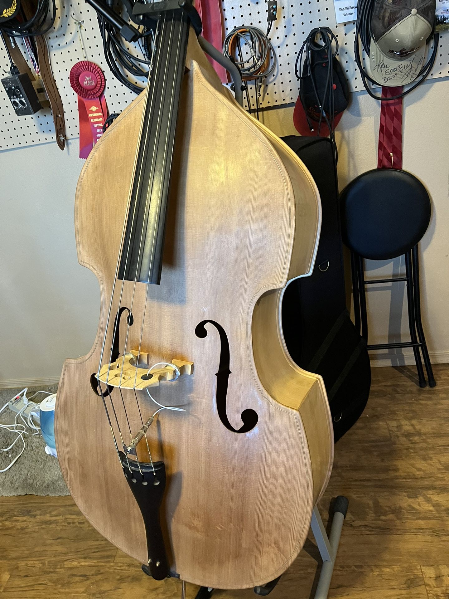 Upright Bass Carved