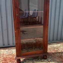 Vintage corner shelf 34 1/2 inches wide 24 inches deep solid wood