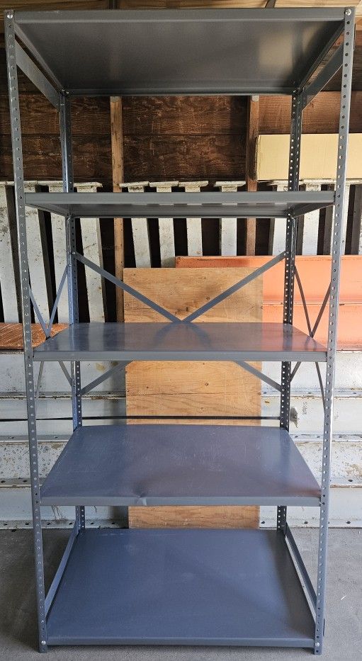 Industrial Metal Shelving 75"H x 36"W x 24" W
