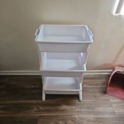 White 3 Tier Shelf