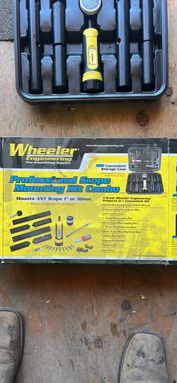 Wheeler engineering professional scope mounting kit