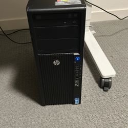 HP Z420 Workstation Xeon Quad Core 3.6GHz 32GB RAM SSD HD NVIDIA GTX 1050 Ti 4GB