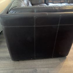 Like New Leather Sectional