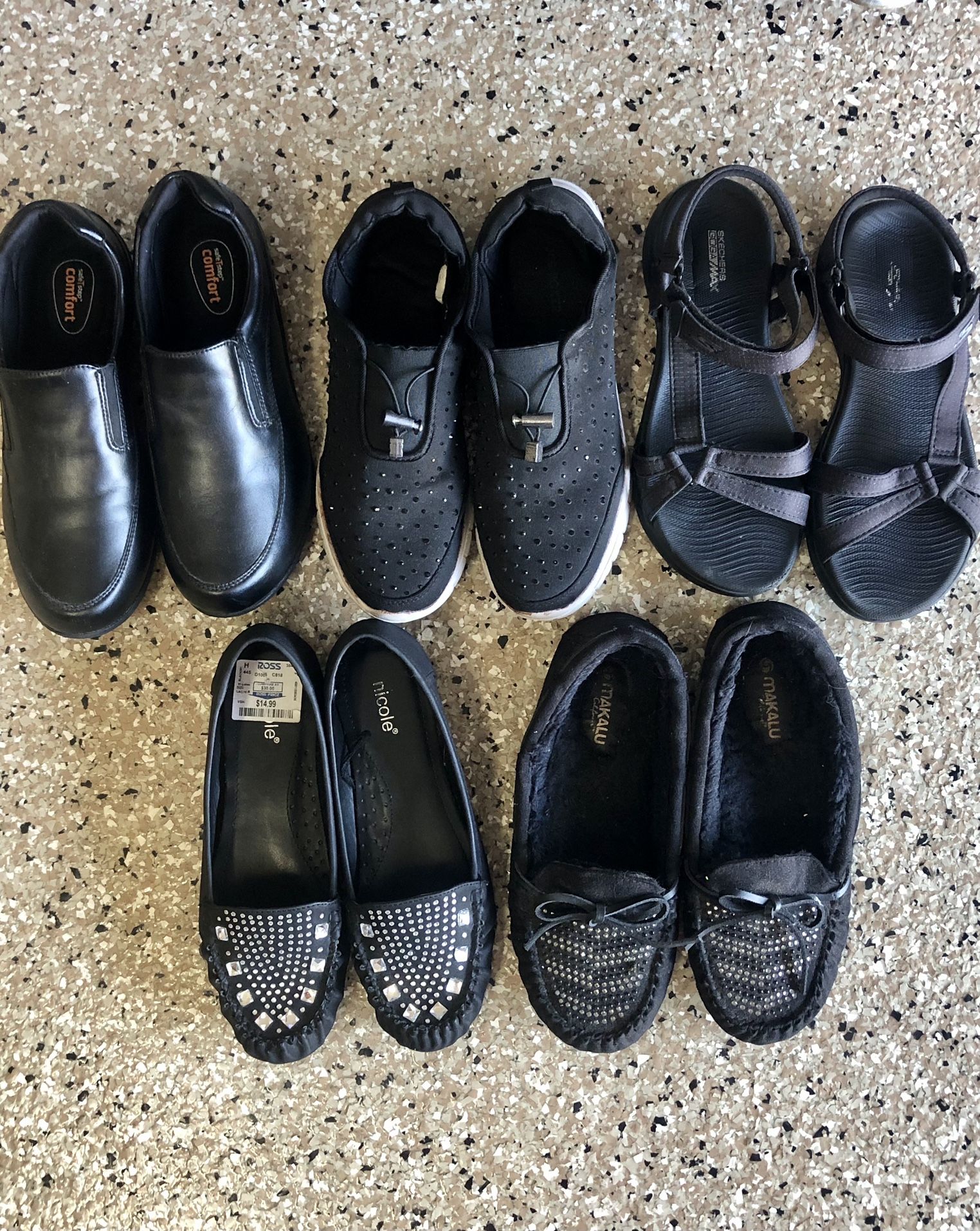Size 8 Ladies Shoes $5/each