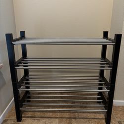 4 Tier Shoe Rack Organizer