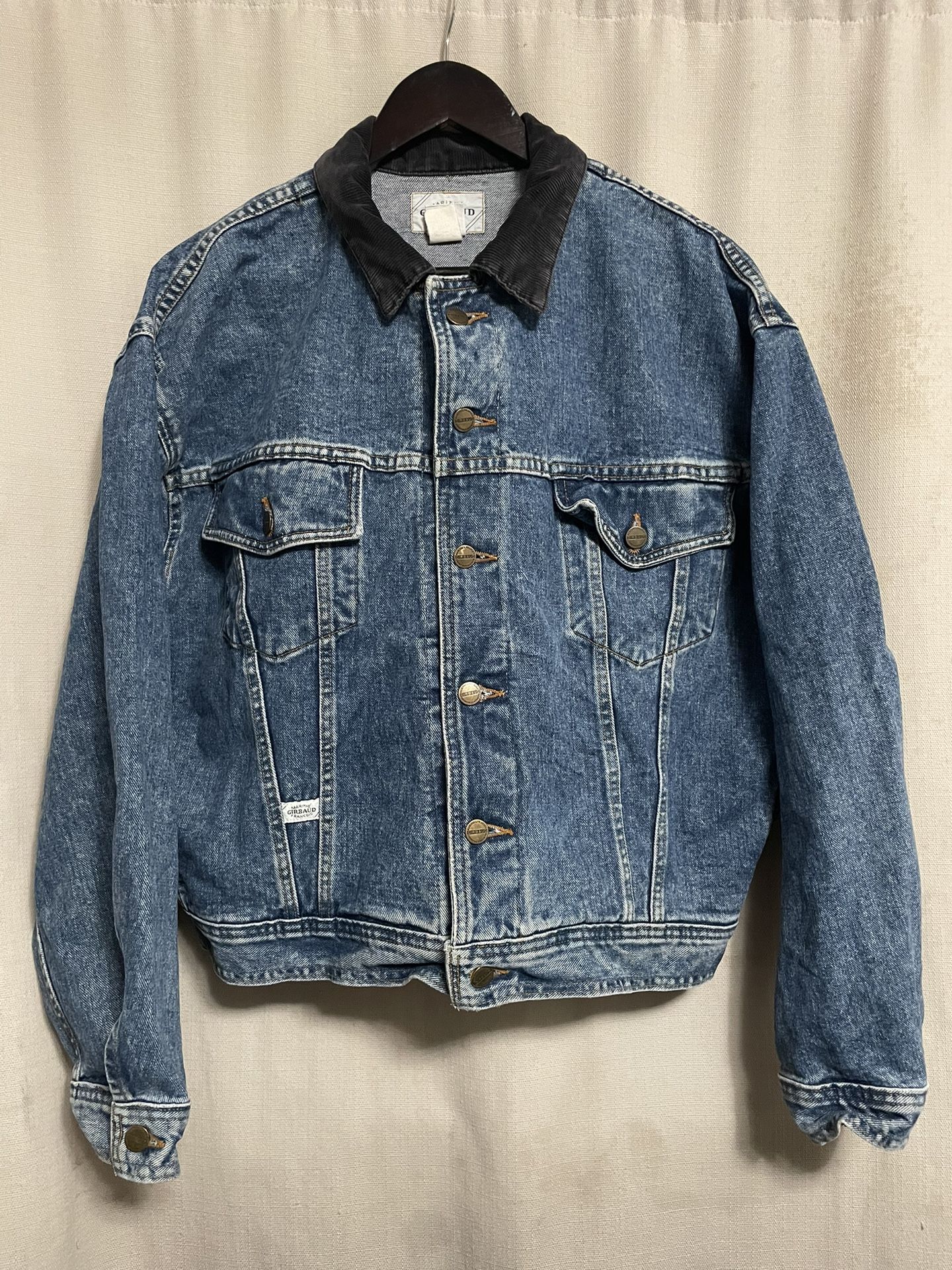 Marithé + François Girbaud Denim Jacket w/ Black Collar