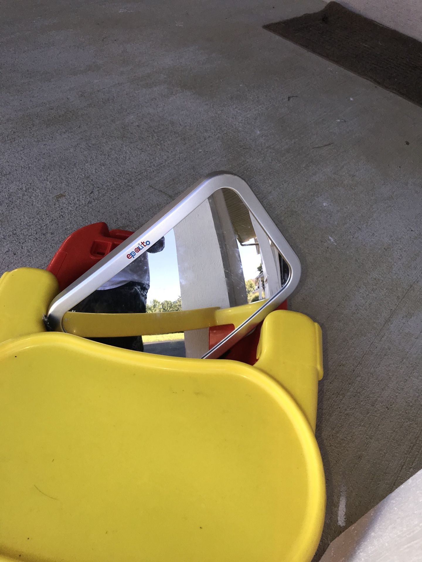 Kids Mickey Activity Chair and Infant Car mirror $20