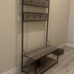 Hall Tree With Bench