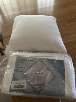 Throw Pillow Inserts - Set Of 2 - 16” X 16”