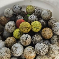 Bucket of 60+ Golf Balls – Needs a Bath 😅