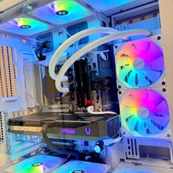 Gaming PC Custom Built by AREA-51✅🕹Full White RGB,Ryzen 7/32GB RAM/2TB🖥1 Year Warranty‼️ RTX 5070 GPU💥 $0 Down Finance Available
