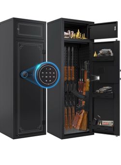 F-27 $150Kaer 10-14 Gun Rifle Safe,Rifle Gun Safe for Shotguns,Large Gun Safe for Home Rifle and Pistols,Long Gun Cabinet for Rifles and Shotguns wi