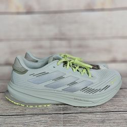 Adidas Supernova Rise GTX Gore Tex JQ5485  Men Silver Green Shoes Size 11.5