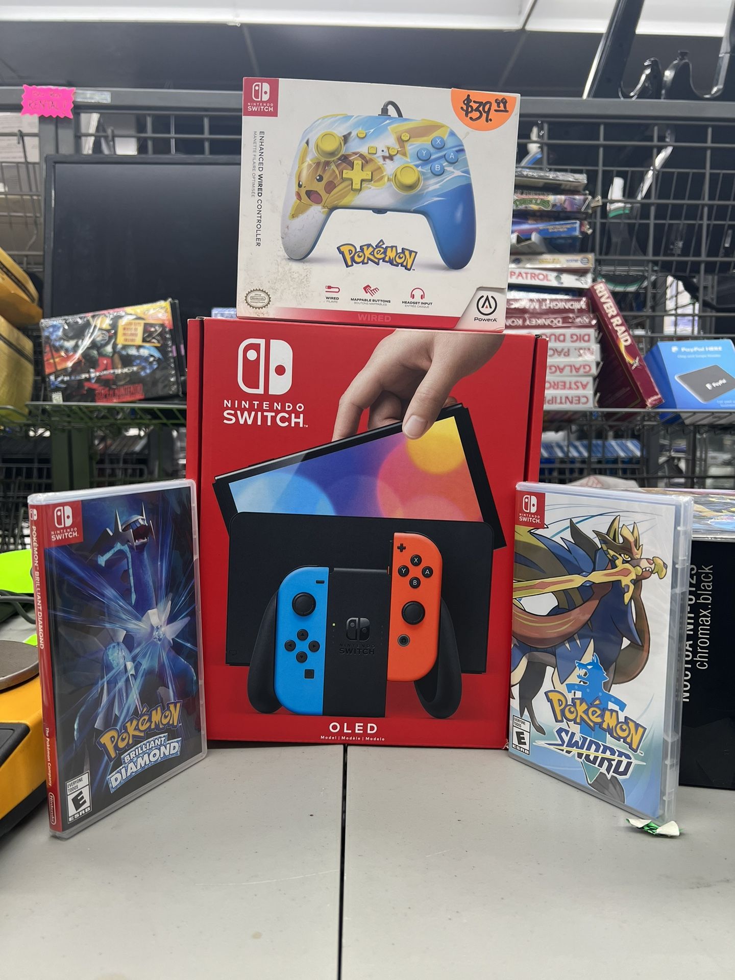 Nintendo Switch OLED Pokémon Bundle