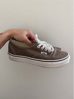 Womens brown vans size 6.5