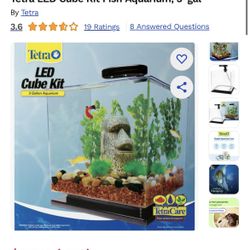 3 Gal Cube Kit Aquarium