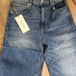 SLVRLAKE Beatnik Jeans High Rise Distressed Size 27 NWT