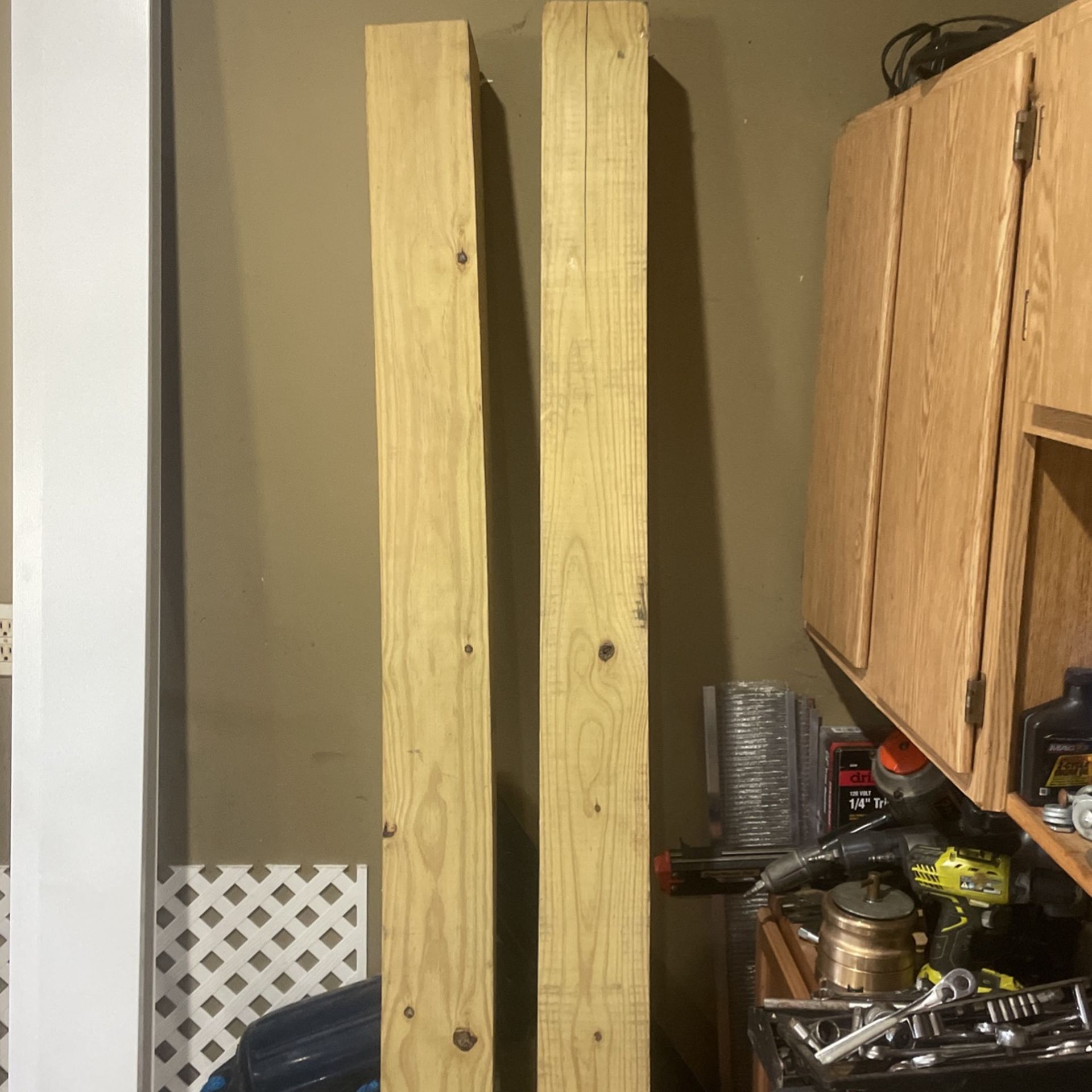 (2) 6by6 Pressure Treat Posts 80 “ Long
