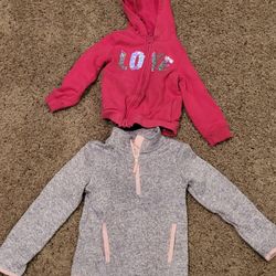 Lot 01 Girls 4/5 Athlectic Works, Carters, Lot Of 2