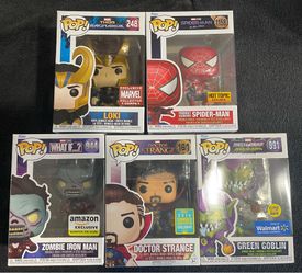 Funko Marvel 5 pop bundle - Spiderman etc