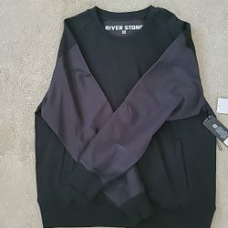 Mens Sweatshirt River Stone Size Xl Nwt