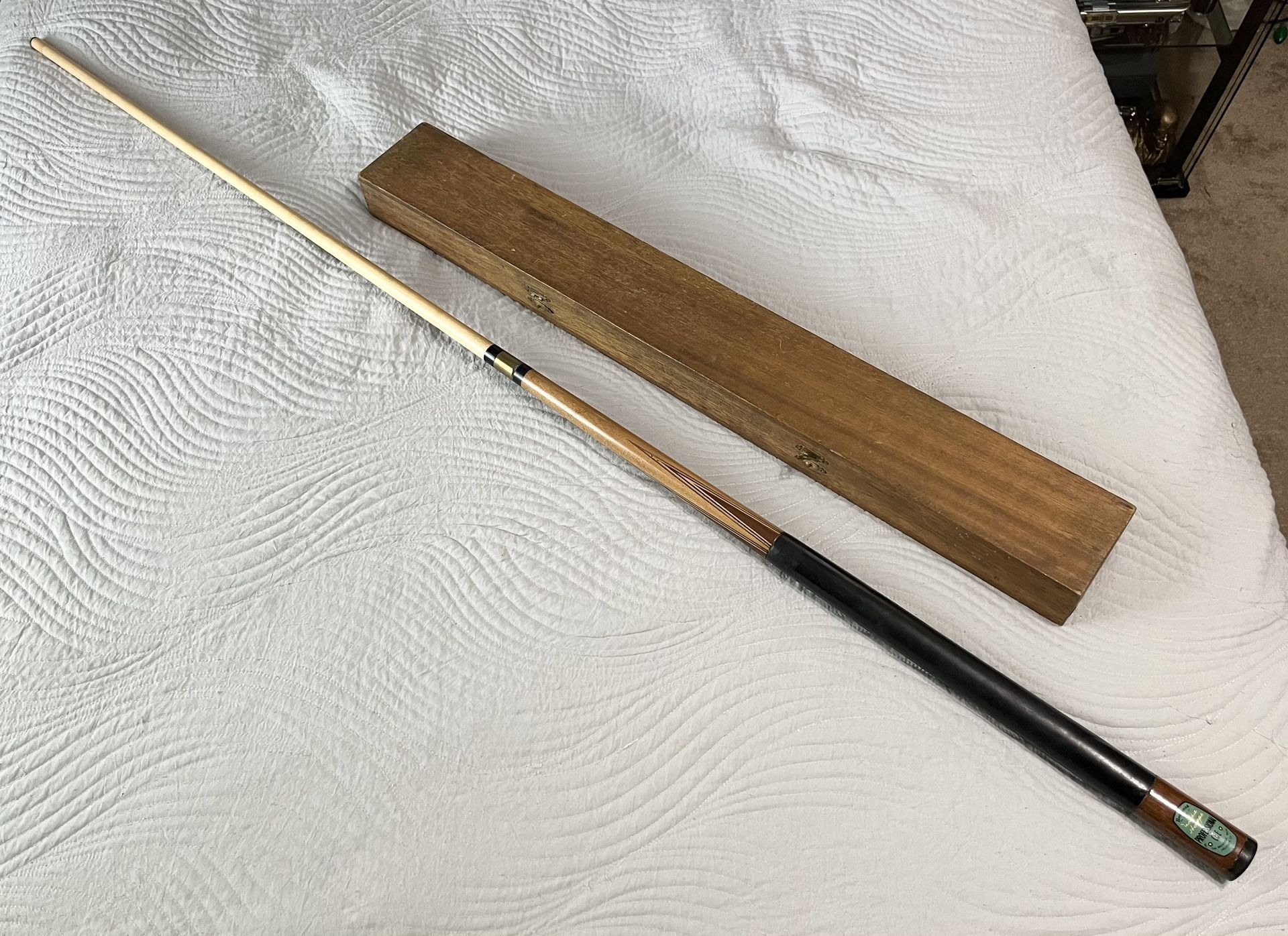 Brunswick WILLIE HOPPE Vintage 1940's RARE 20 Oz Pool Cue for Sale in