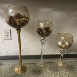 Decor/ Glass For Candle Or decorative