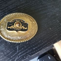 Metro.Goldwyn-Mayer belt buckle
