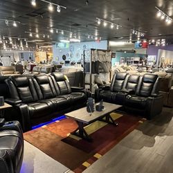 Power Reclining Sofa And Loveseat