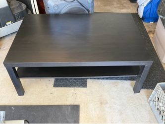 Coffee Table: black-brown