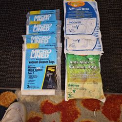 7 New Unopened Pack of Type Y Vacuum Cleaner Bags