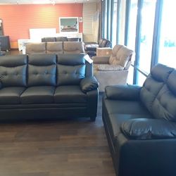2 Piece Living Room Set Sofa And Loveseat