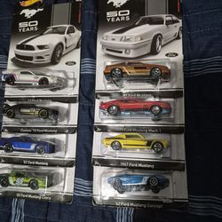 Hot wheels complete fifty anniversary for ford mustang