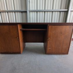 Vintage 1963 Solid Wood Desk 