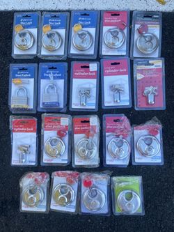 Storage or Gate Assorted Locks Bundle