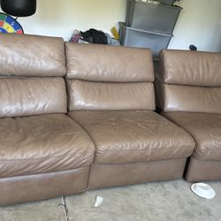 Free Brown Leather Couch