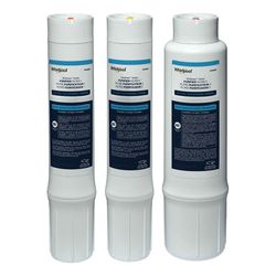 Whirlpool WHEMBF5 UltraEase replacement filter set, 3 filters included.