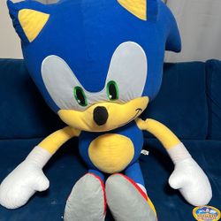 39 Inch Rare Giant Modern Sonic Plush New with tag