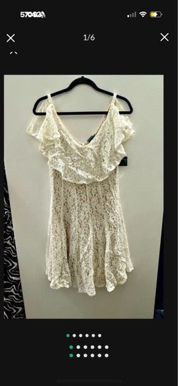 NWT white lace dress