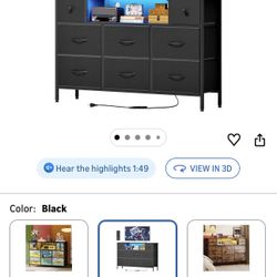 Twin Size Bed, And Dresser