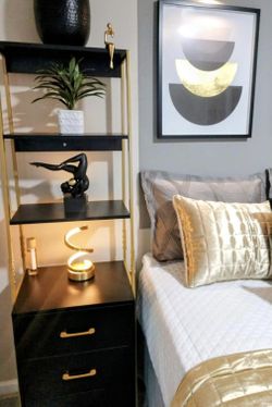 Bookshelf/Bookcase with Drawers Storage Unit