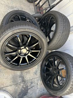 4 18” Enkei Rims. See Description