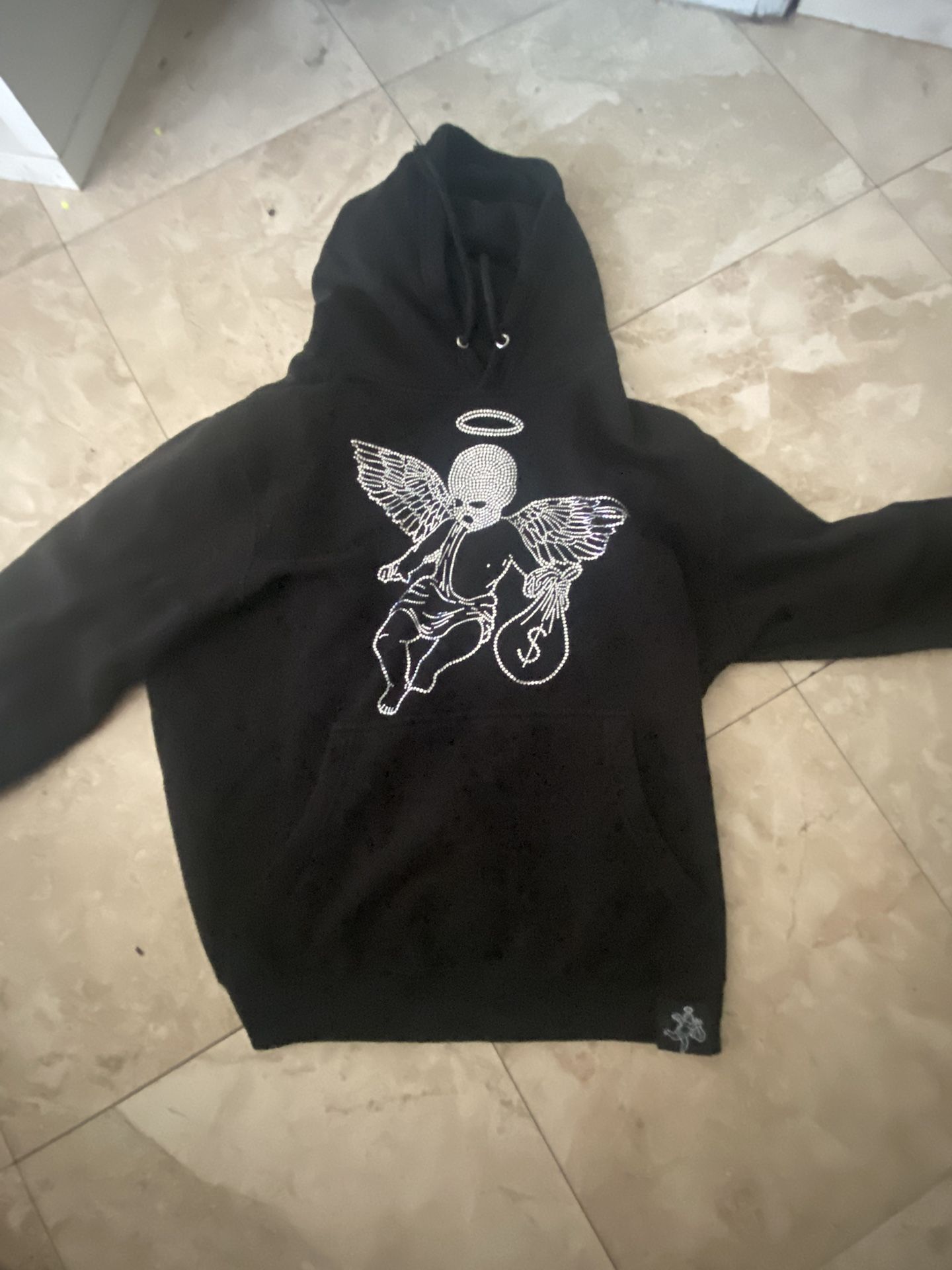 RHINESTONE SKI MASK ANGEL - HASTA MUERTE SIZE L!!!