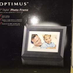 Optimus 7" Digital Photo Frame Internal memory/Jpeg format/ #07A08 Compatible xD